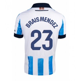 Real Sociedad Brais Mendez #23 Hemmakläder 2023-24 Kortärmad